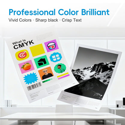 65 Ink for HP 65 Ink Cartridge Black Tri-color Ink Cartridges for Compatible for HP Printers Ink 65 (2-pack)