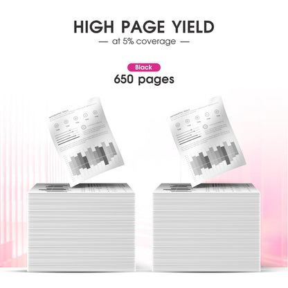 67 Black Ink Catridges Compatible for HP 67 Ink Cartridges for HP 67 Ink Black for HP Printer Ink 67 (1 Black )