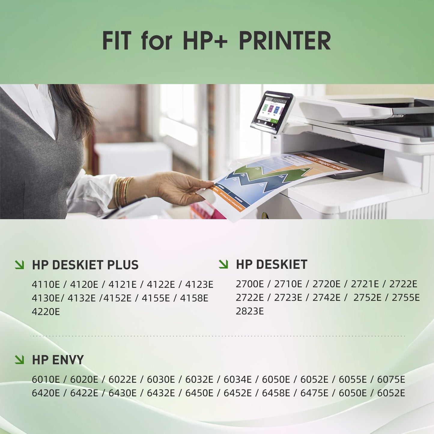67 Black Ink Catridges Compatible for HP 67 Ink Cartridges for HP 67 Ink Black for HP Printer Ink 67 (2 Black )