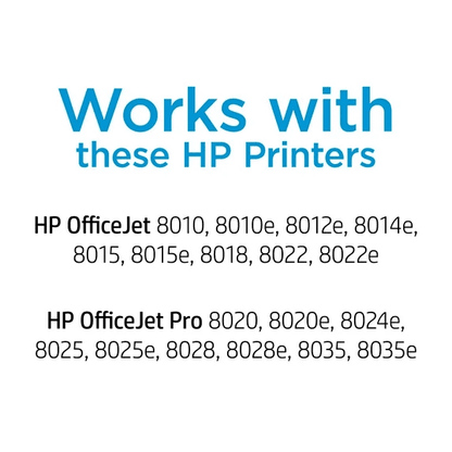 910 Ink for HP 910 Ink Cartridges Combo Pack (4-pack) Compatible for 910 XL HP Printer Ink HP OfficeJet 8010 Ink Series