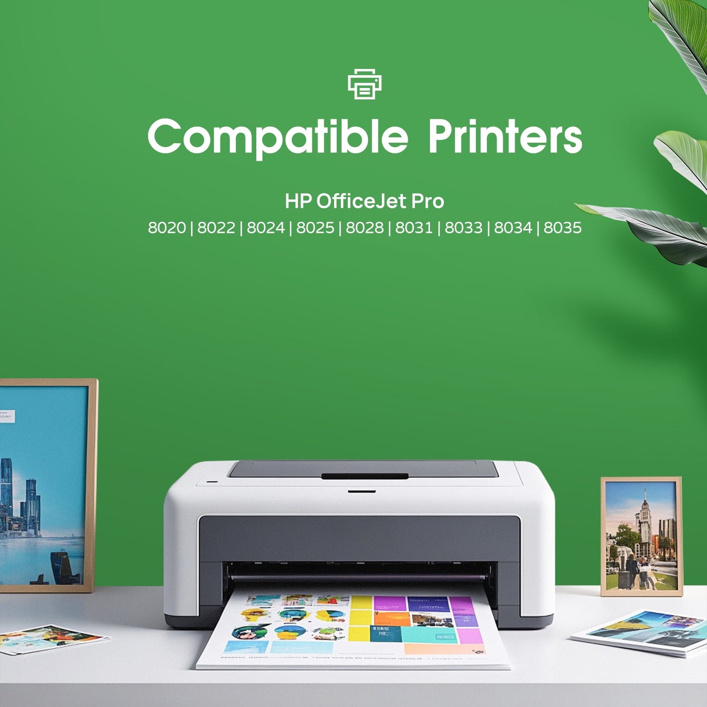 910xl Ink Cartridges Compatible for HP 910 Ink Cartridges Combo Pack 910 Ink for Officejet Pro 8020 Ink 8025 8028  Printer(Black, Cyan, Magenta, Yellow, 4 Pack)