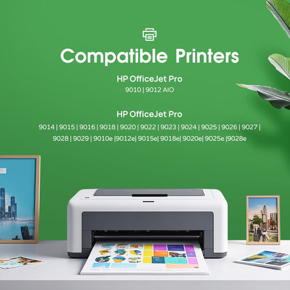 962XL Ink Cartridges Compatible for HP 962 Ink Cartridges OfficeJet Pro 9015 9025 9020 9010 9018 9012 Printer Ink-4 Pack(Black, Cyan, Magenta, Yellow)